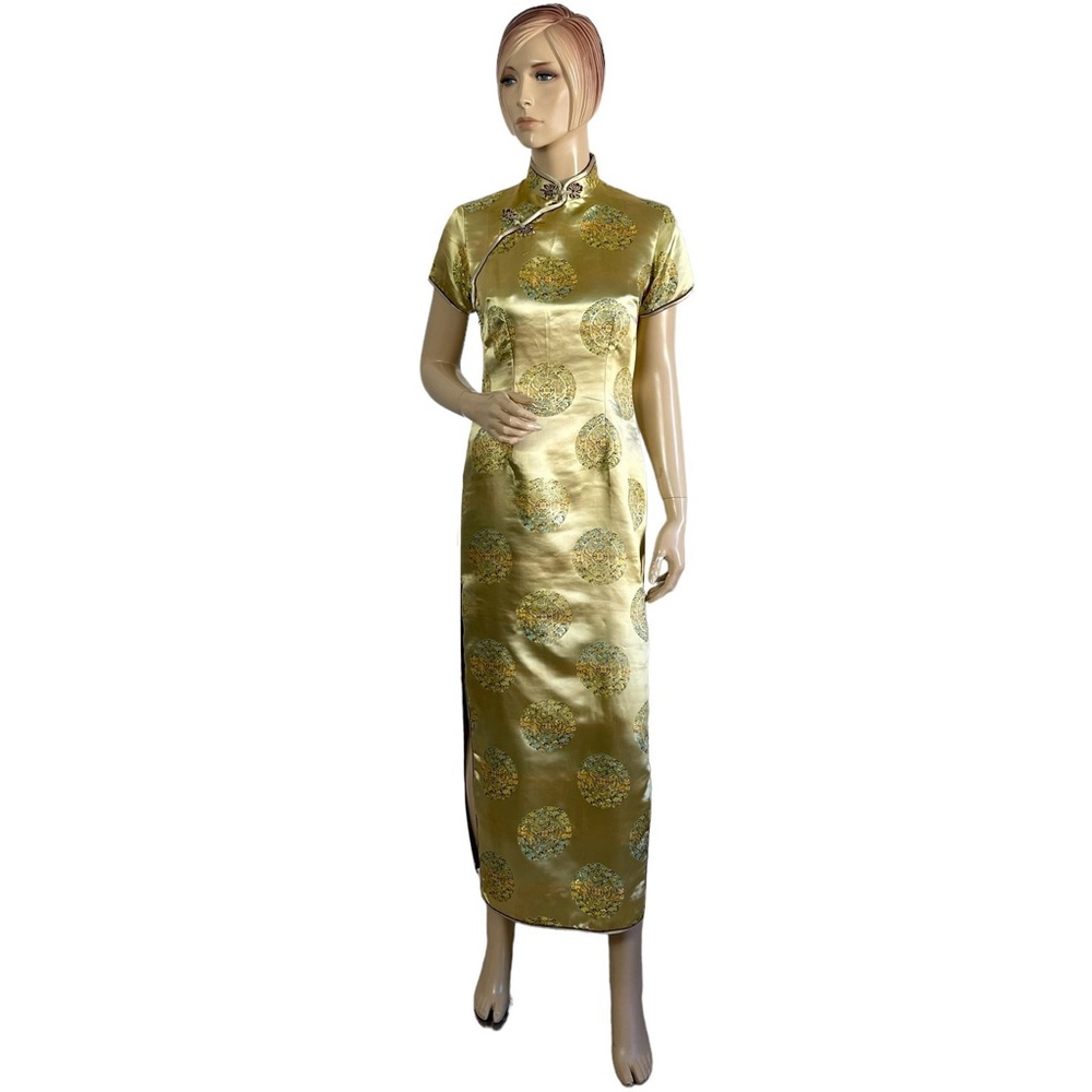 Isrida Silk Collections Asian Cheongsam Women's Dress Medium